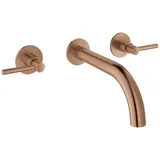 Grohe Atrio Waschtisch-Wand-Dreilochbatterie warm sunset