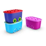 KIS Alto L Aufbewahrungsbox Funny Box 46 Liter in violett-rosa, Plastik, 58x38.5x32 cm , 1 Stück
