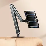 Fiorky Tablet-Halterung, Ständer for Bett, for 4,7–12,9 Zoll Geräte, Verstellbarer Tablet-Ständer for Bett, Tablet-Halterung for Bett, for iPd, iPhne/N-Switch/Samsung Galaxy Tab