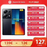 Globale version poco m6 pro nfc smartphone helio g99 ultra 120hz flow amoled 64mp dreifach kamera