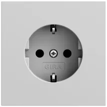Gira Schuko-Steckdose 1-fach Grau 1 St.