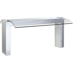 Bildschirm mit stütze und glas einbau 3 gn ohne licht - 1085x550x420 mm - 1123JN5C Eurast