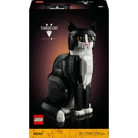 LEGO Ideas Schwarz-weiße Katze 21349