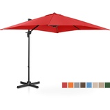 Uniprodo Ampelschirm rot 250 cm UPF 50+ (2.42 m)