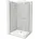 Mexen Roma Duo kippbare Duschabtrennung 100 90 Transparent Gold Flat 854-100-090-50-02-4010G