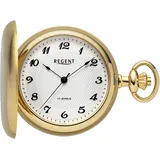 Taschenuhr REGENT "P721-19443049" Taschenuhren goldfarben Damen Herrenuhr, Handaufzug, Acrylglas, Geschenkidee