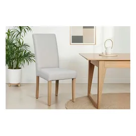 byLIVING Esszimmerstuhl Elias Webstoff taupe natur 2er Set