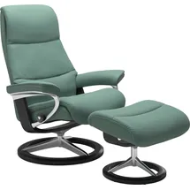 Stressless Stressless® Relaxsessel »View« mit Signature Base, Größe M,Gestell Schwarz grün