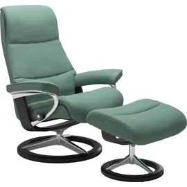 Stressless Stressless® Relaxsessel »View« mit Signature Base, Größe M,Gestell Schwarz grün