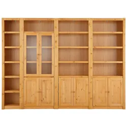 Raumteilerregal HOME AFFAIRE "Bergen", beige (natur gebeizt, gewachst), Regale