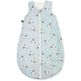 Julius Zöllner Julius Zöllner, Babyschlafsack, Baby-Ganzjahresschlafsack Jersey Schnecke Gr. 50/56 (56 cm, Ganzjahr)
