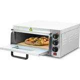 BITUXX Pizza, Ofen 2000W mit Steinplatte , Gastro Steinbackofen für Brot und Backwaren, Leistung 2000 Watt, Temperatur bis zu 350°C