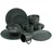 CreaTable Soft Touch Black Kombiservice