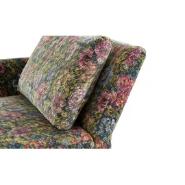 Nehl Liege Easy Velours 220 x 80 x 116 cm Mehrfarbig mit Kopfteil