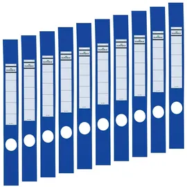 Durable Rückenschilder 809106 Blau 4 x 39 cm 10 Blatt