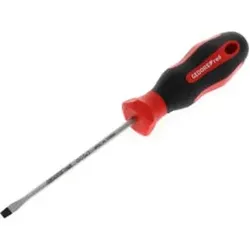 Gedore red Schraubendreher Schlitz, Schraubenzieher, 2-Komponenten-Griff, Länge 145 mm, Werkzeug, R38100315, Stahl