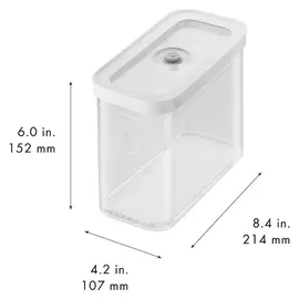 Zwilling Fresh & Save Cube Aufbewahrungsbox 21 x 21 x 10 cm 1-tlg. transparent