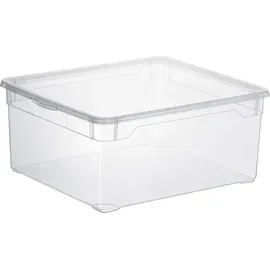Rotho Clear Aufbewahrungsbox 33 x 19 x 11 cm 4-tlg. transparent