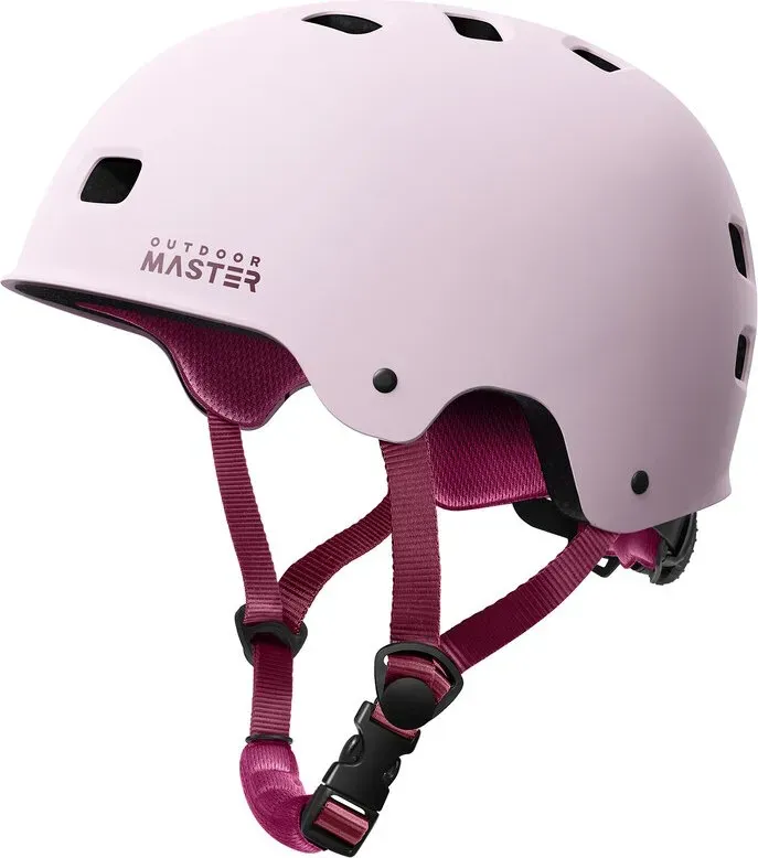 OutdoorMaster Skateboard-Helm Oryx Hellrosa Größe L 54-60cm
