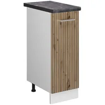 Vicco Apothekerschrank R-Line Medizinschrank für die Küche Artisan-Eiche/Weiß 30 cm AP Anthrazit