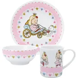 Puresigns Puresigns, Kindergeschirr Set 3-teilig aus Porzellan