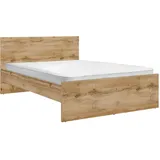 petits-meubles Bett Selma 140 x 200 cm Holz braun