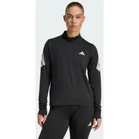 Adidas adi365 Iconic Running 1/2 Zip Jumper, Black, S