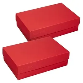Buntbox Aufbewahrungsbox 26,6 x 17,2 x 7,8 cm 2-tlg. rot