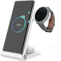 Nillkin NoName Nillkin PowerTrio 3v1 Bezdr átov á NabÃ­jeÄka pro Garmin Watch White (15 W), Wireless Charger, Weiss