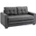 Homcom Schlafsofa 2-Sitzer mit Schlaffunktion 147,5 x 75 x 85 cm