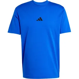 adidas Essentials Small Logo Single Jersey Shirt Team royal Blue/Black S