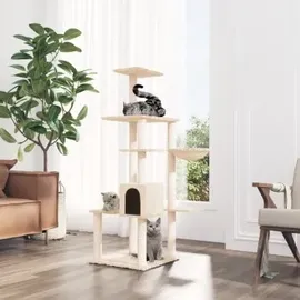 vidaXL Kratzbaum 142 cm creme