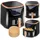 Berdsen Heißluftfritteuse BD-652 schwarz/gold