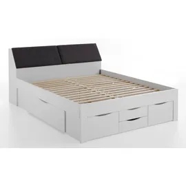 RELITA Stauraumbett Maxi 185 x 237,5 cm Textil weiß