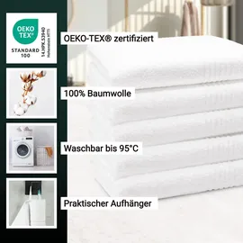 ZOLLNER Handtuchset 5-tlg. weiß