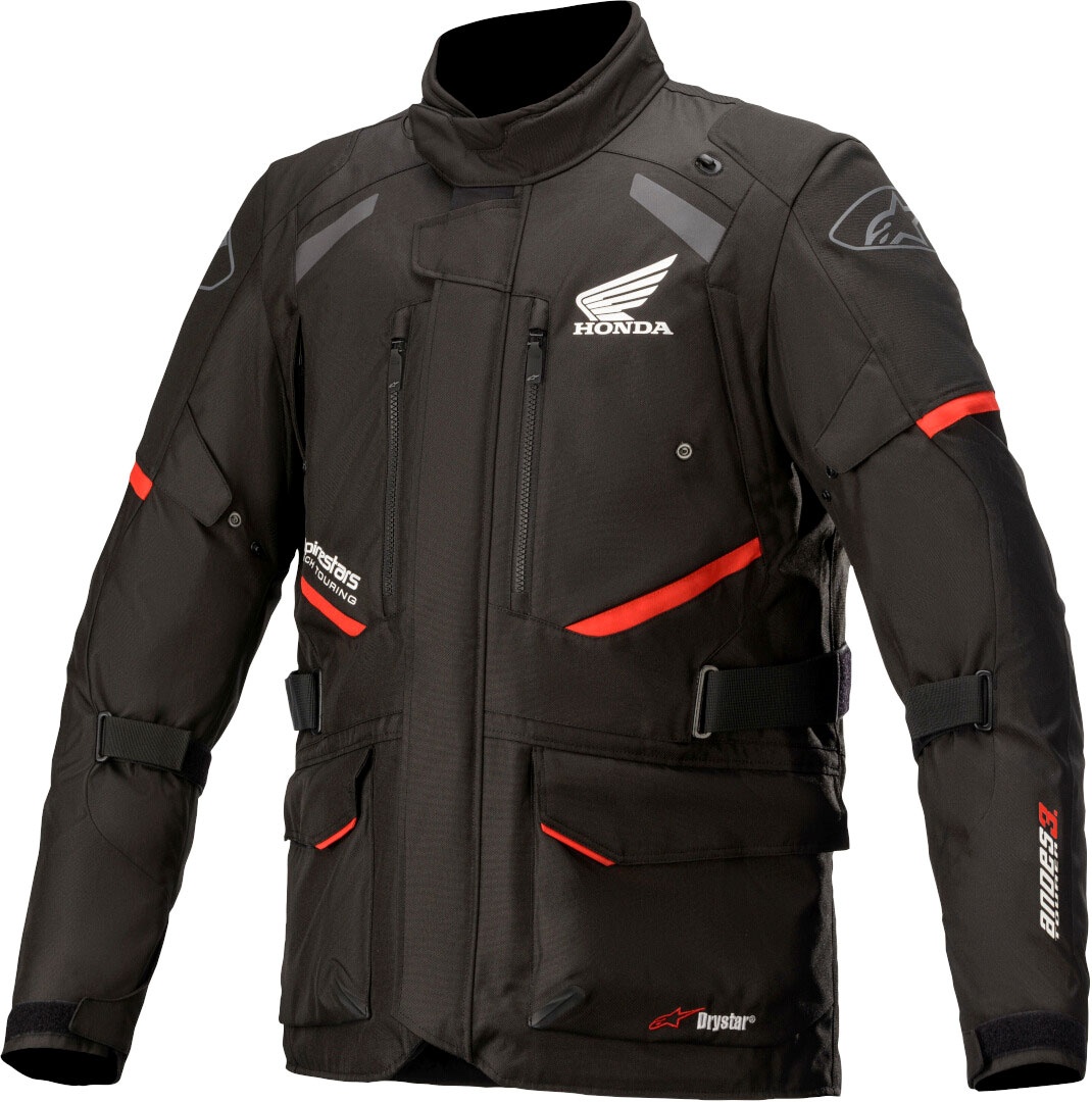 Alpinestars Andes V3 Honda, Textiljacke Drystar - Schwarz/Rot - XL