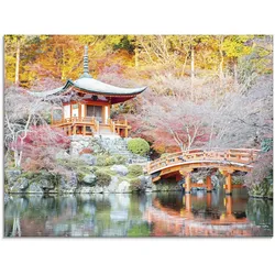 Artland Glasbild »Shingo Buddhistischer Tempel«, Gebäude, (1 St.), in verschiedenen Größen Artland Farbe Bild(er): bunt