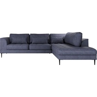 TRENDMANUFAKTUR Ecksofa »Luzi«, blau