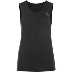 ODLO Damen Unterhemd BL TOP V-neck Singlet, black, XS