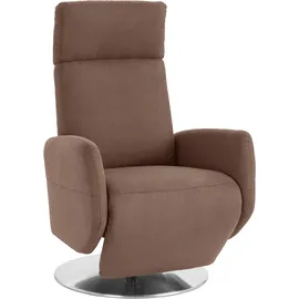 sit&more TV-Sessel Kobra Mikrofaser 71 x 110 x 82 cm Braun