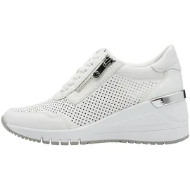 Marco Tozzi Sneaker Low Silber/Weiß Damen 42