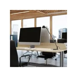 Waldmann Light LED-Arbeitsplatzleuchte Grau