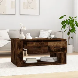furnicato Couchtisch Räuchereiche Braun 80 x 50 x 40 cm