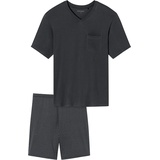 SCHIESSER Herren Pyjama V-Ausschnitt, - Comfort Essentials