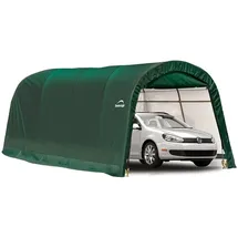 ShelterLogic Garage-in-a-Box Round Top 18,3 m2 Grün 610 cm x 300 cm x 240 cm