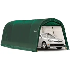 ShelterLogic Garage-in-a-Box Round Top 18,3 m2 Grün 610 cm x 300 cm x 240 cm