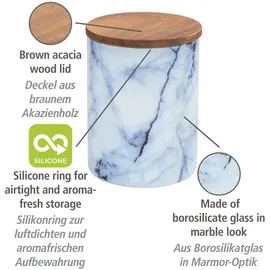 Wenko Mio Vorratsdose blau/weiß 11 x 14,5 cm 1 l