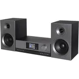 Soundmaster ICD5000SW Home-Stereoanlage Home-Audio-Towersystem 50 W, Aluminium, Grau,