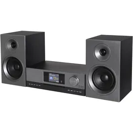Soundmaster ICD5000SW Home-Stereoanlage Home-Audio-Towersystem 50 W, Aluminium, Grau,