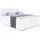 altdecor Boxspringbett mit Matratze, Topper, Polsterbett mit, Bettkasten... BOXI8 KING - 140x200 - Weiß Kunstleder